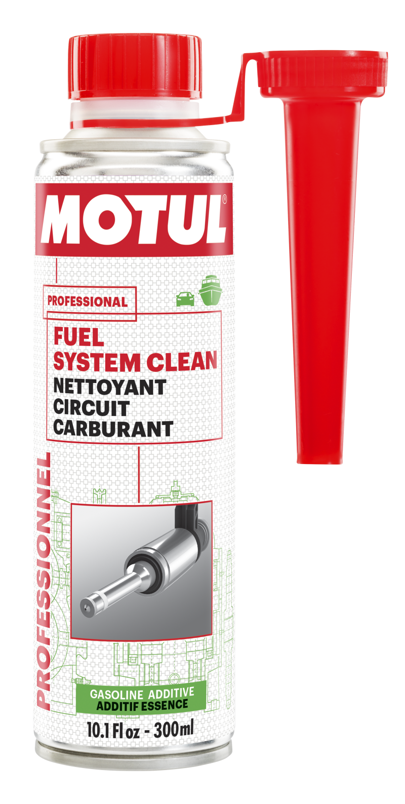 Motul 300ml Fuel System Clean Auto Additive 109543 109543 Photo - Primary