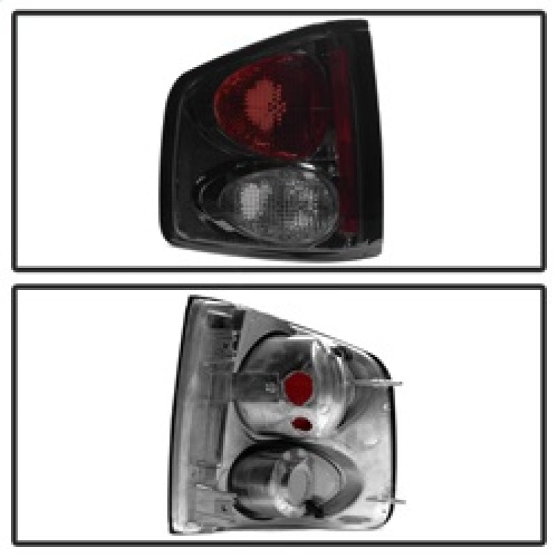 Spyder Chevy S10 94-04/GMC Sonoma 94-04/Isuzu Hombre 96-00 Euro Tail Lights Smke ALT-YD-CS1094-SM 5001962 5001962 Photo - Unmounted