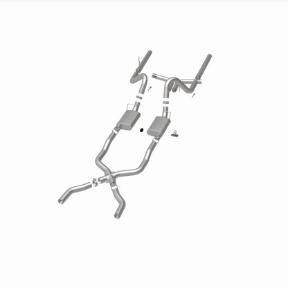 MagnaFlow Chevrolet Bel Air Street Series Crossmember-Back Performance Exhaust System 16596 360 Degree Image Set