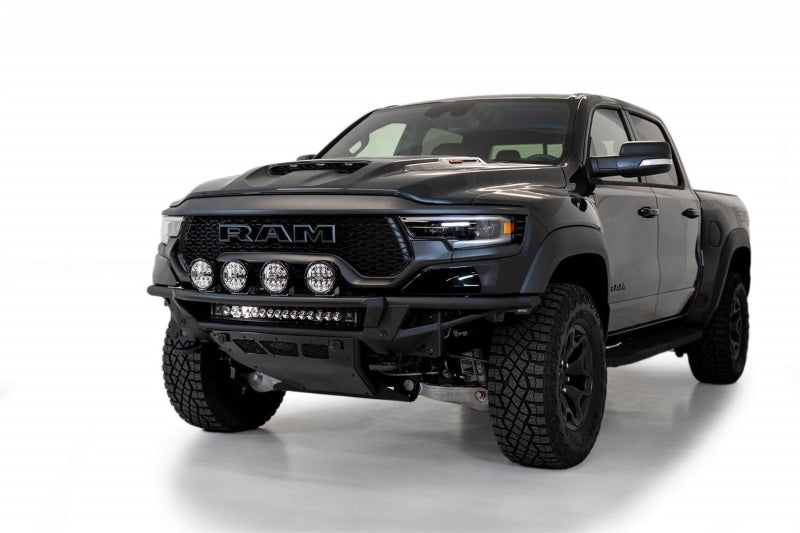 Addictive Desert Designs 2021 Dodge RAM 1500 TRX PRO Bolt-On Front Bumper w/ Sensors F628102160103 F628102160103 Photo - Mounted