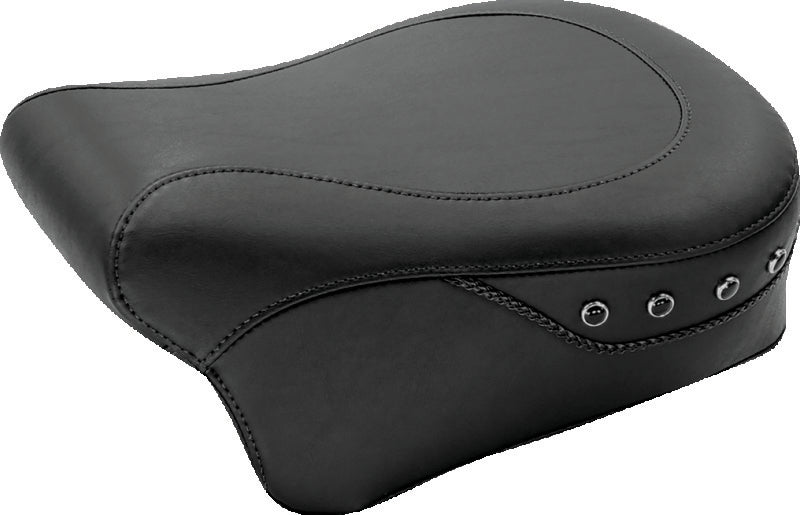 Mustang Motorcycle Mustang 08-21 Harley Electra Glide, Rd Glide, Rd King, Str Glide Tour Pass Seat w/Studs - Black 75469 75469 Photo - Primary