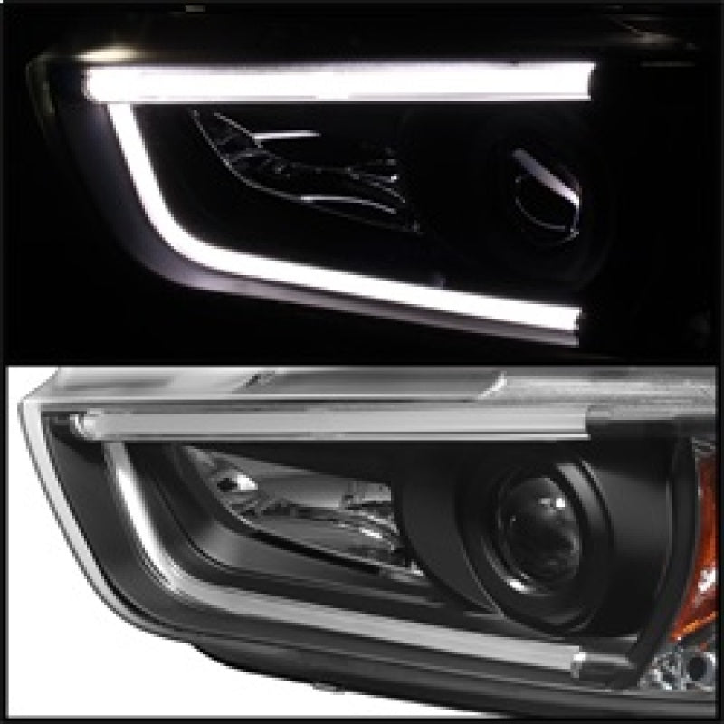 Spyder Dodge Charger 11-14 Projector Headlights Halogen - Light Tube DRL Blk PRO-YD-DCH11-LTDRL-BK 5074188 5074188 Photo - Unmounted