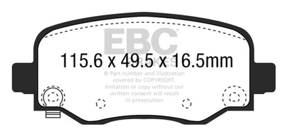 EBC Disc Brake Pad Set DP33031C Photo - Primary