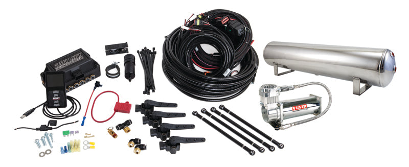 AIRLIFT Performance 3H (3/8" Air Line, 4 Gallon 5-Port Lightweight Polished 27797 Photo - Primary
