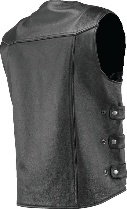 Kuryakyn Leather By River Road Plains Leather Vest Black - Small 094405 094405 User 1