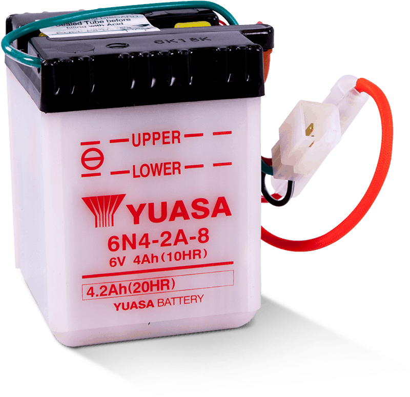 Yuasa Battery Yuasa 6N4-2A-8 Conventional 6 Volt Battery YUAM2648A YUAM2648A User 1