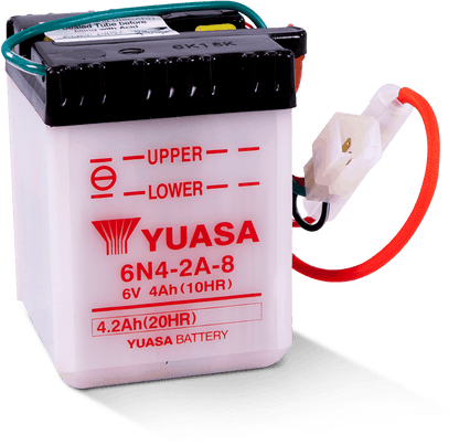 Yuasa Battery Yuasa 6N4-2A-8 Conventional 6 Volt Battery YUAM2648A YUAM2648A User 1