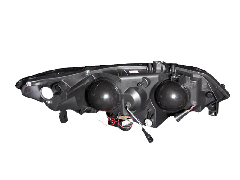 Anzo 2006-2011 Honda Civic Projector Headlights w/ Halo Black (CCFL) 121062 Photo - Unmounted