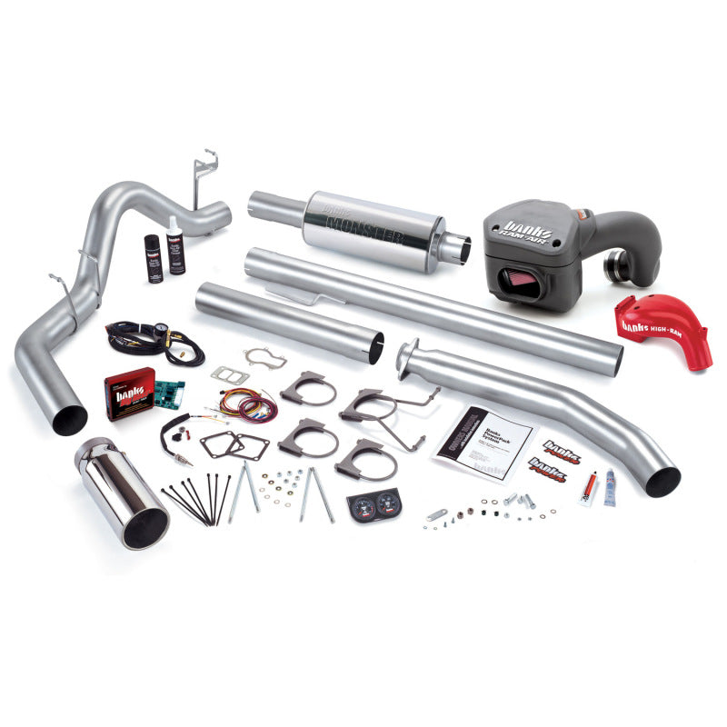 Banks Power 02 Dodge 5.9L 235Hp Ext Cab PowerPack System - SS Single Exhaust w/ Chrome Tip 49397 49397 Photo - Primary