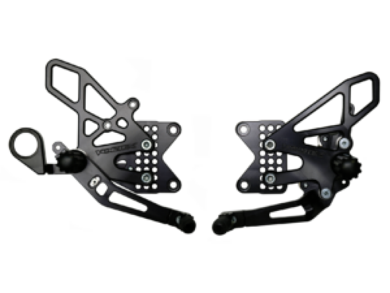 Vortex Racing 09-14 BMW S1000RR,-14 S1000XR Adjustable Rearsets- Black RS188K RS188K Photo - Primary
