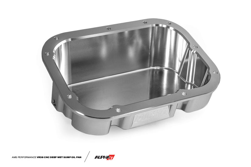 AMS Performance 09-11 Nissan GT-R (CBA) / 2012+ Nissan GT-R (DBA) Alpha CNC Billet VR38 Oil Pan ALP.07.04.0024-1 ALP.07.04.0024-1 Photo - Primary