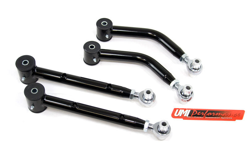 UMI Performance 71-75 GM H-Body Adjustable Upper & Lower Control Arm Kit 501619-B 501619-B Photo - Primary