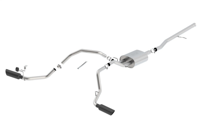 Borla 14-19 Chevrolet Silverado / GMC Sierra 1500 Cat-Back Touring Exhaust - 4in Tip 140544BC 140544BC Photo - Primary