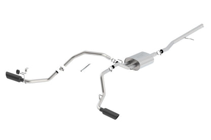 Borla 14-19 Chevrolet Silverado / GMC Sierra 1500 Cat-Back Touring Exhaust - 4in Tip 140544BC 140544BC Photo - Primary