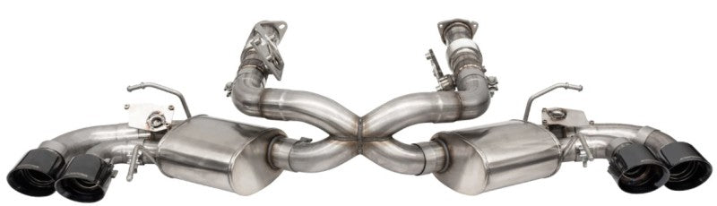 Corsa 2020 Corvette C8 3in Valved Cat-Back 4.5in Blk Quad Tips - Fits Factory Perf Exhaust w/ AFM 21100BLK 21100BLK User 1