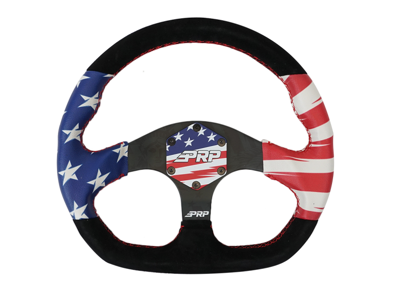 PRP Seats PRP Steering Wheel Center Cap - New Glory Stars and Stripes G100-NG1 G100-NG1 Photo - Close Up