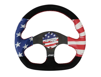 PRP Seats PRP Steering Wheel Center Cap - New Glory Stars and Stripes G100-NG1 G100-NG1 Photo - Close Up