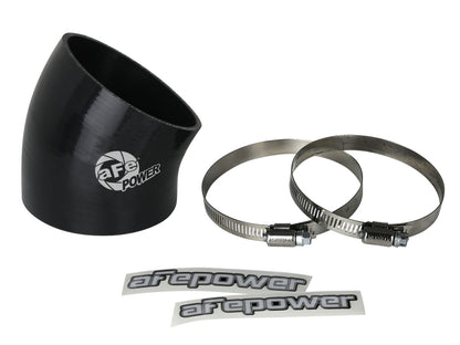 aFe MagnumFORCE Air Intake System Spare Parts Kit 3-1/2in ID x 30 Deg. Silicone Elbow Coupler -Black 59-00122 59-00122 Photo - Primary