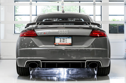 AWE Tuning 18-19 Audi TT RS 2.5L Turbo Coupe 8S/MK3 SwitchPath Exhaust w/Diamond Black RS-Style Tips 3025-33032 3025-33032 Photo - Mounted