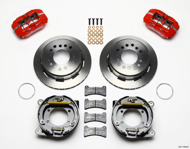Wilwood Dynapro Low-Profile 11.00in P-Brake Kit - Red 93-97 Camaro/Firebird 2.75in Offset 140-11399-R 140-11399-R Photo - Primary