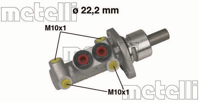 Metelli Brake Master Cylinder 05-0302