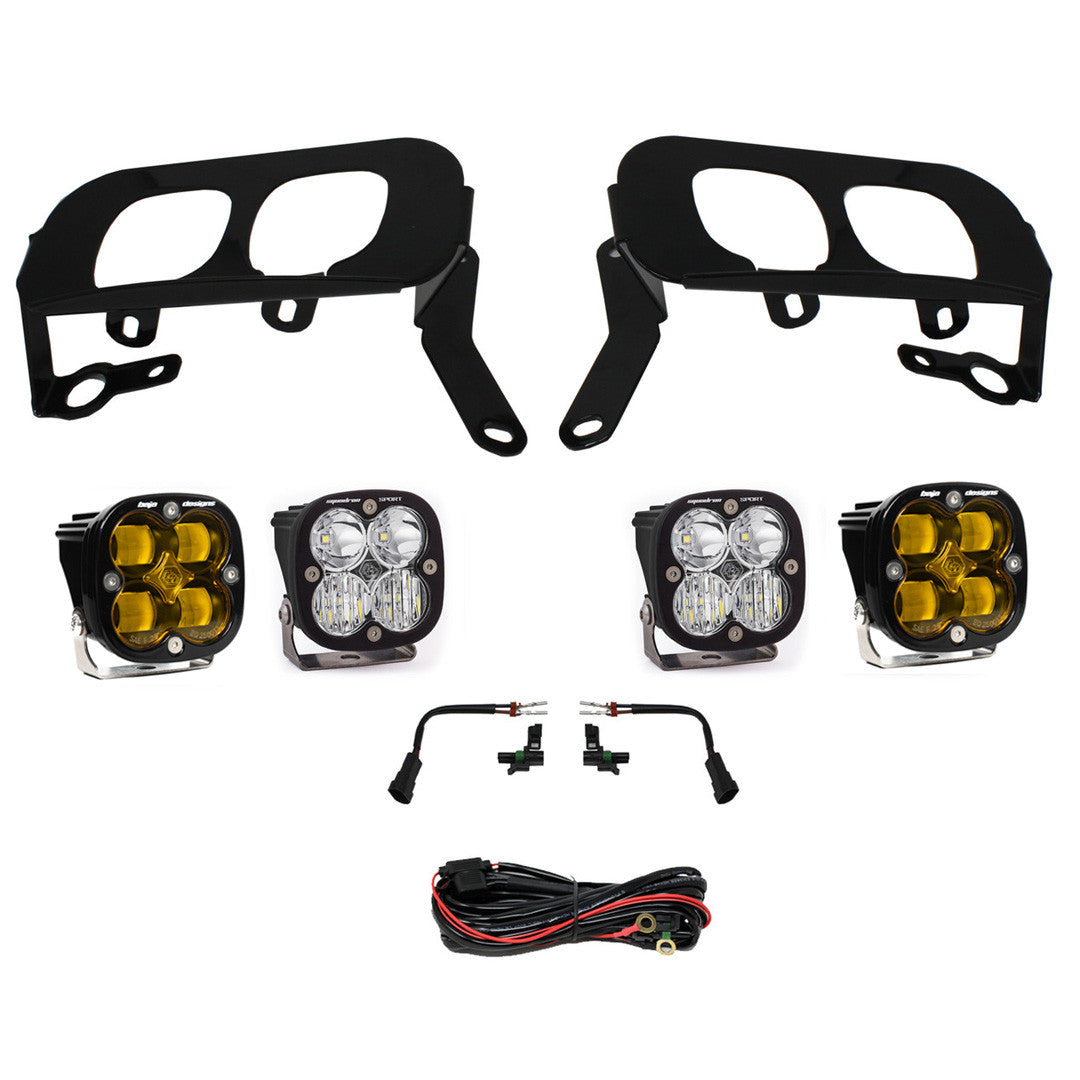 Baja Designs 14-15 Silverado 1500 White Fog Pocket Kit -