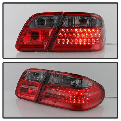 SPYDER Xtune Mercedes Benz W210 E-Class 96-02 LED Tail Lights Red Smoke ALT-CL-MBW210-LED-RSM 5020659 5020659 Photo - Unmounted