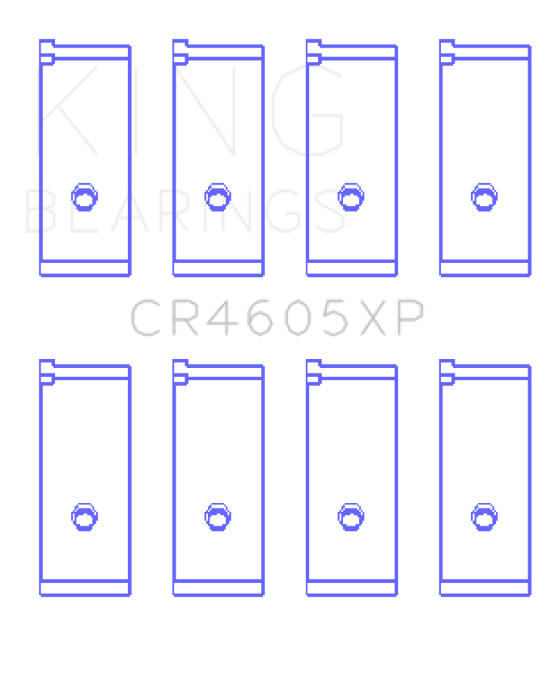 King Engine Bearings King Suzuki G13A/G13B (Size STD) Performance Rod Bearing Set CR4605XP CR4605XP Photo - Primary