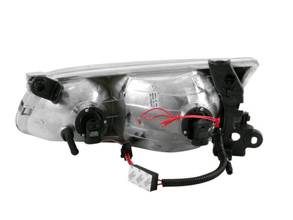 Anzo 2000-2001 Toyota Camry Crystal Headlights w/ Halo Chrome 121124 Photo - Unmounted