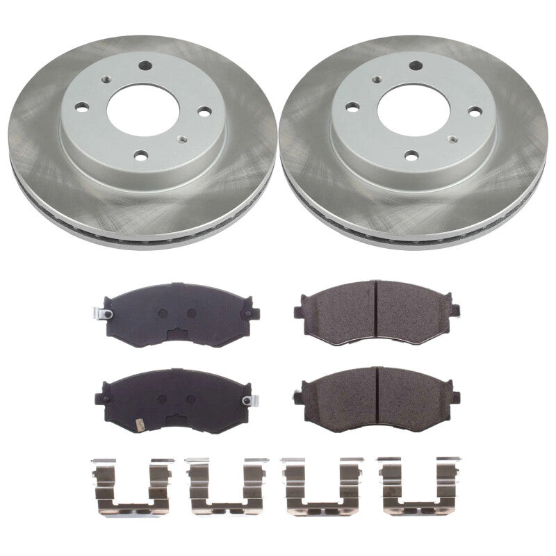 PowerStop Power Stop 91-96 Infiniti G20 Front Semi-Coated Rotor Kit SC9172 SC9172 Photo - Primary