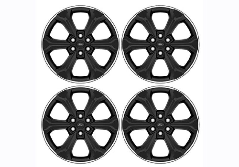 Ford Racing 2024 F-150 22in Wheel Kit - Black w/Machined Face M-1007K-S2295BA M-1007K-S2295BA User 1