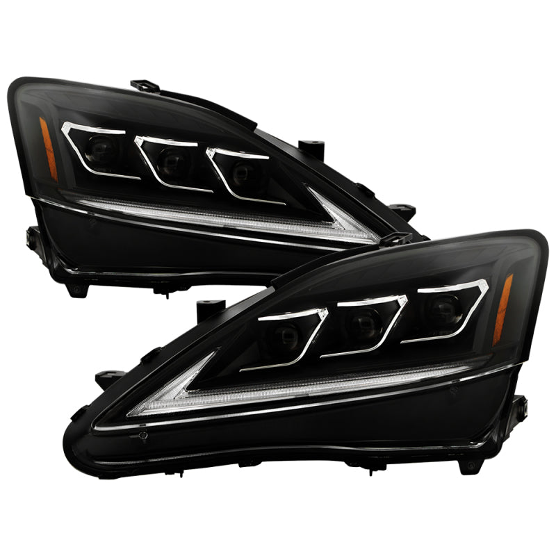 Spyder Lexus IS 250/350 06-10 Halogen Model Only High-Power LED Headlights - Black PRO-YD-LIS06AP-BK 5088246 5088246 Photo - Primary