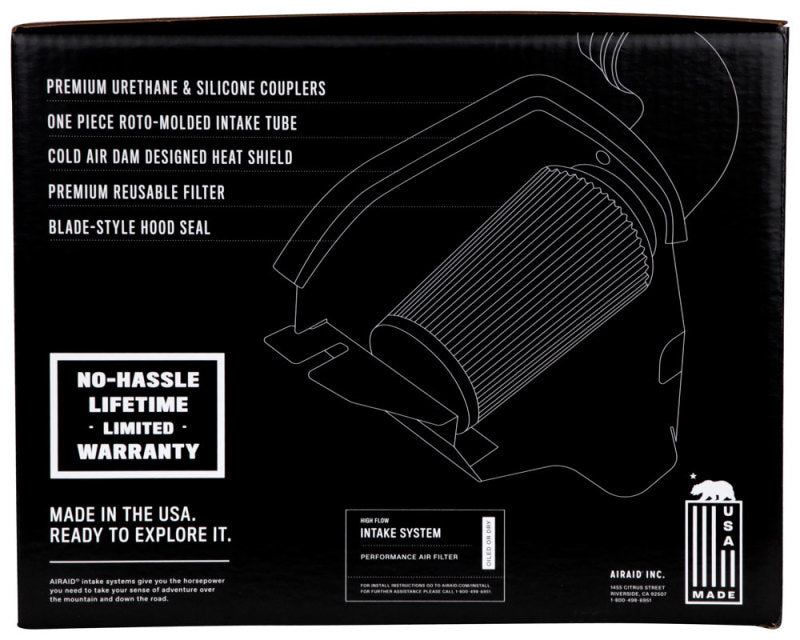 Airaid 19-20 CHEVROLET SILVERADO 1500 V6 4.3L Performance Air Intake System - Dry 205-795 205-795 Photo - in package