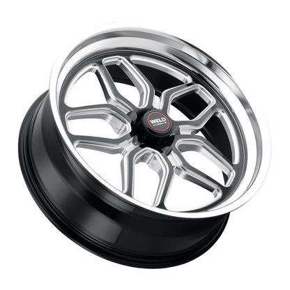 Weld S107 22X10.5 Laguna 5X115 ET20 BS6.5 Gloss Black MIL Dia 71.5 S10720590P20 S10720590P20 Photo - Primary