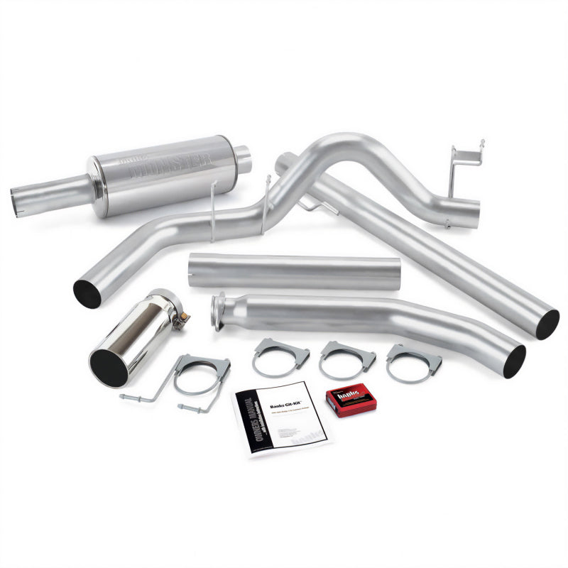 Banks Power 02 Dodge 5.9L Ext Cab Git-Kit - SS Single Exhaust w/ Chrome Tip 49362 49362 Photo - Primary
