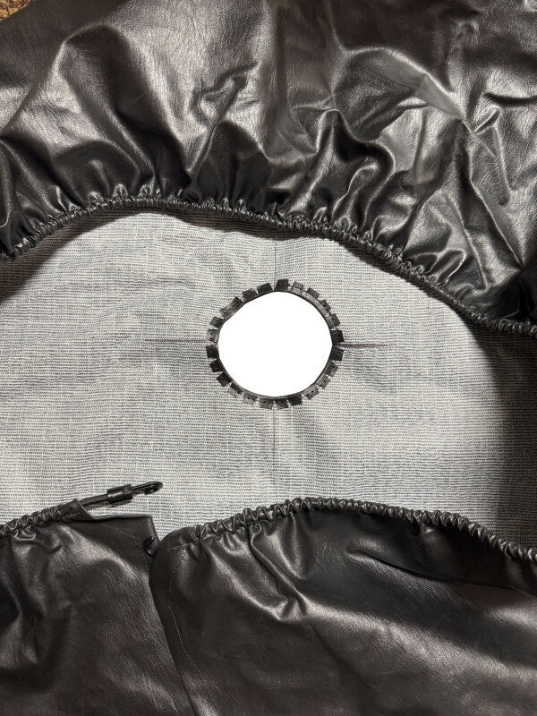 Covercraft Heavy Duty Spare Tire Cover w/ Back Up Camera Opening - 26.5in - 29in x 6in - 8.75in Tire ST1101BK ST1101BK Photo - out of package