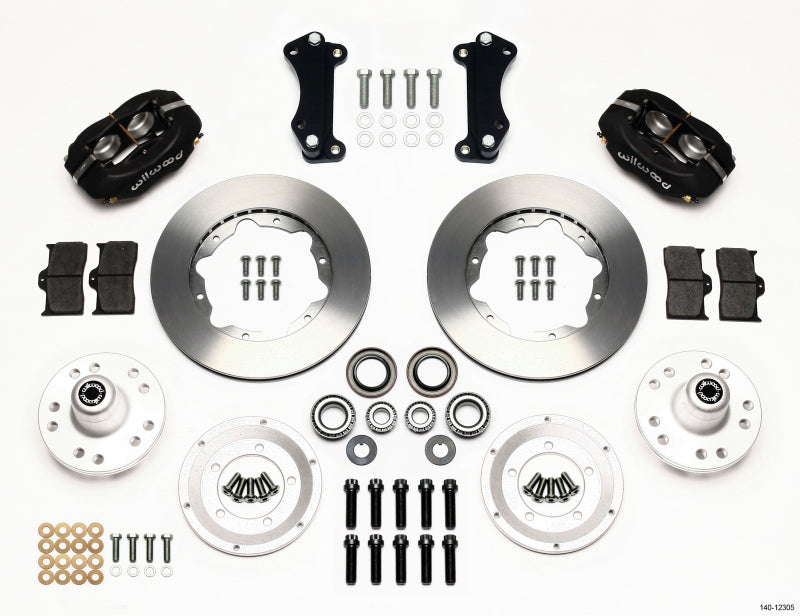 Wilwood Forged Dynalite Front Kit 11.00in Heidts Tri -5 2 inch Drop Spindle 140-12305 140-12305 Photo - Primary