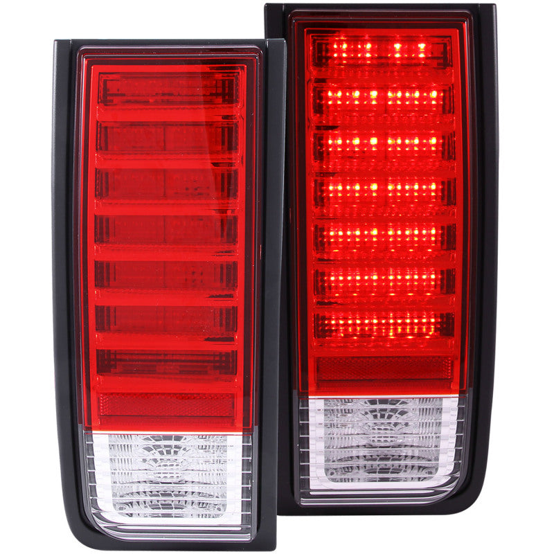 Anzo 2003-2009 Hummer H2 LED Tail lights Red/Clear 311068 Photo - Primary