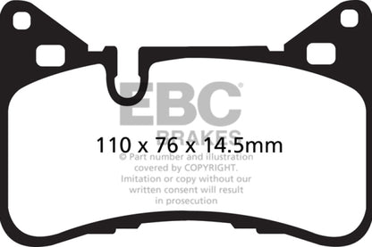 EBC Disc Brake Pad Set DP32117C Photo - Primary