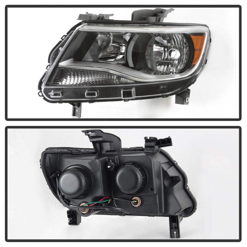 SPYDER xTune 15-17 Chevy Colorado (Halogen Models Only) Driver Side Headlights OEM Left (HD-JH-CCOL15-OE-L) 9040535 9040535 Photo - Unmounted