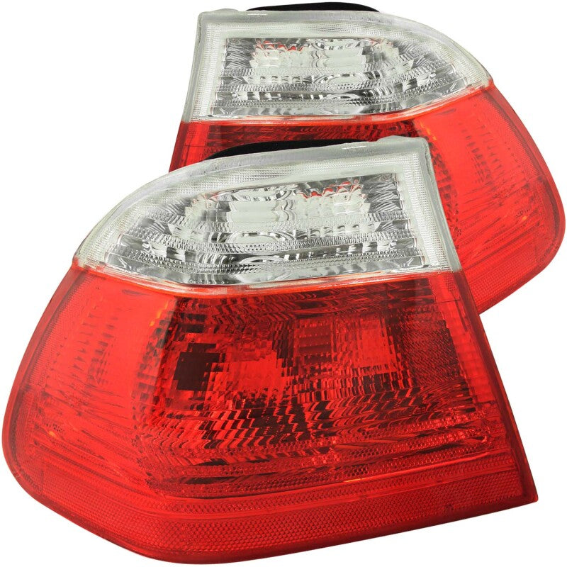 Anzo 1999-2001 BMW 3 Series E46 Tail lights Red/Clear 221218 Photo - Primary