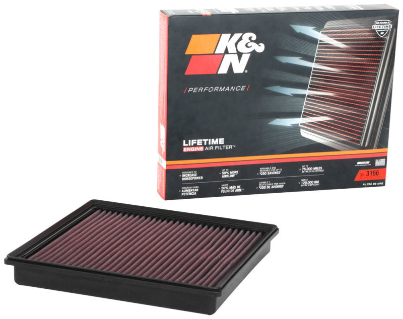K&N Engineering K&N 19-21 Toyota Hiace L4-2.8L F/I Drop In Air Filter 33-3166 33-3166 Photo - out of package