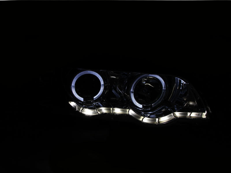 Anzo 2000-2003 BMW X5 Projector Headlights w/ Halo Chrome 121397 Photo - Unmounted