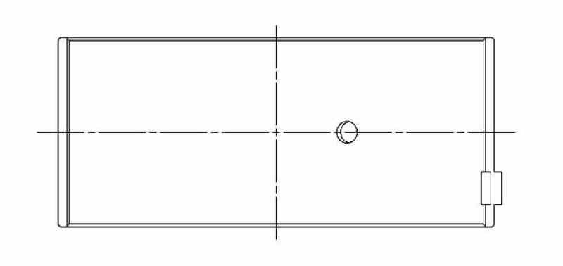 ACL Nissan TB42/TB45/TB48 L6 Standard Size Race Connecting Rod Bearing Set 6B2955H-STD 6B2955H-STD Technical Drawing