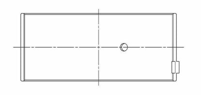 ACL Nissan TB42/TB45/TB48 L6 4.2L/4.5L/4.8L Inline 6 Race Series Engine Connecting Rod Bearing Set 6B2955HX-STD 6B2955HX-STD Technical Drawing