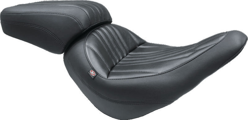 Mustang Motorcycle Mustang 00-15 Harley Softail Standard Rear Tire Wide Tripper Passenger Seat - Black 76811 76811 Photo - Primary