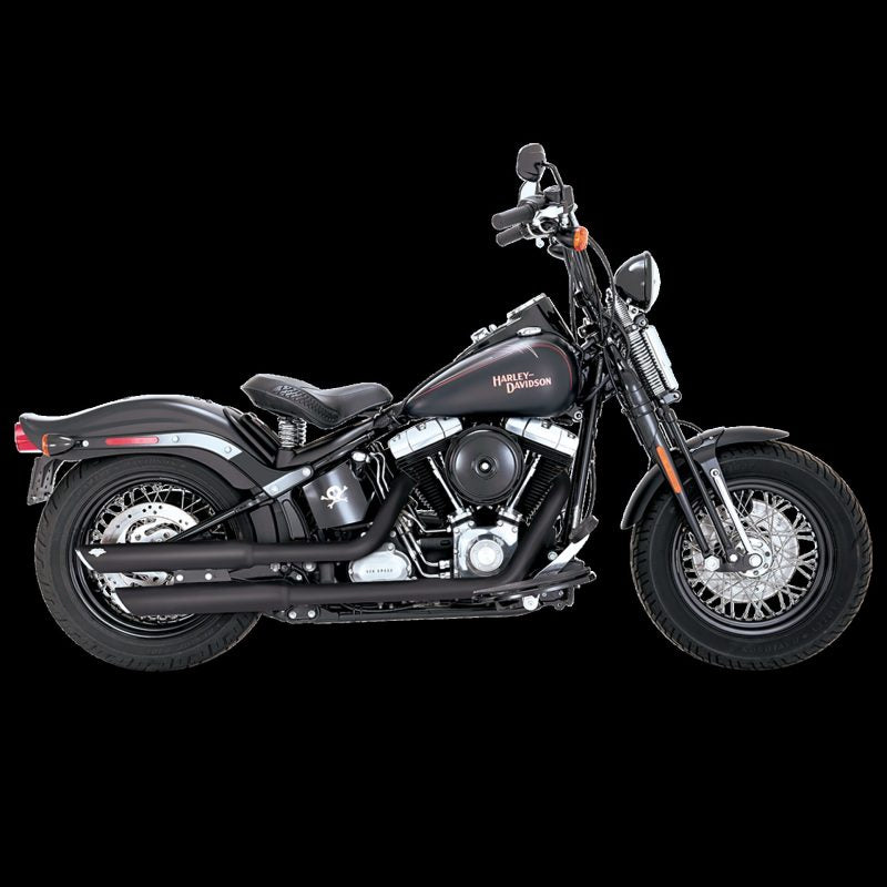 Vance and Hines 3 Twin Slash Slip-Ons Pcx Blk 46341