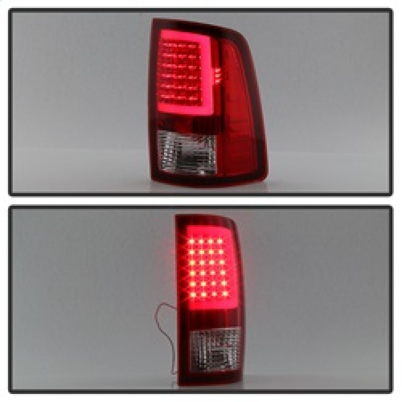 SPYDER xTune Dodge Ram 1500 09-16 LED Tail Lights Incandescent Model Only - Red Clear ALT-ON-DR09-LBLED-RC 5082213 5082213 Photo - Unmounted