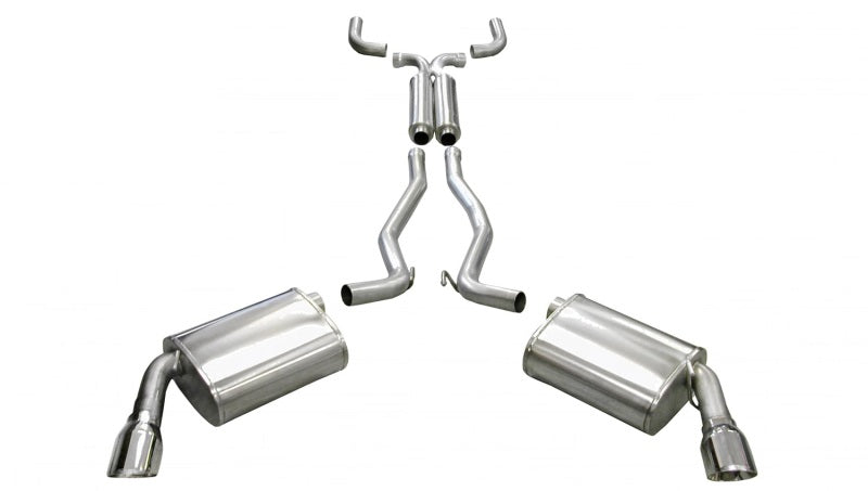 Corsa Performance 10-14 Chevrolet Camaro Coupe SS 6.2L V8 Auto Polished Sport Cat-Back 14952 Photo - Primary