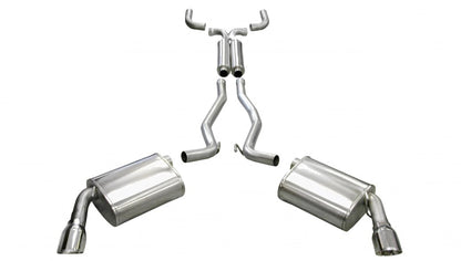 Corsa Performance 10-14 Chevrolet Camaro Coupe SS 6.2L V8 Auto Polished Sport Cat-Back 14952 Photo - Primary